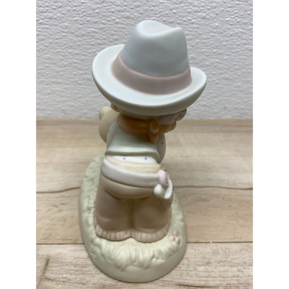 Vtg 1994 Enesco Precious Moments I Can`t Bear To Let You Go Porcelain Figurine - Picture 5 of 14